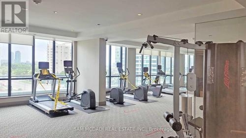 4306 - 3975 Grand Park Drive, Mississauga, ON - Indoor Photo Showing Gym Room