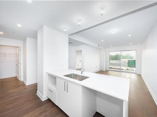 Kitchen - 108-10120 Rue Lauraine-Vaillancourt, Montréal (Ahuntsic-Cartierville), QC - Indoor Photo Showing Kitchen With Upgraded Kitchen