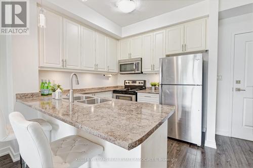 111 - 35 Southshore Crescent, Hamilton (Stoney Creek), ON - Indoor Photo Showing Kitchen With Double Sink With Upgraded Kitchen