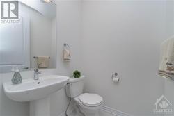 Main floor powder room - 