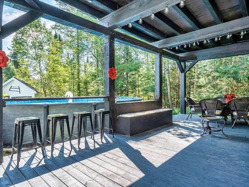 Terrasse - 110 7E Rang, Mont-Tremblant, QC - Outdoor With Deck Patio Veranda