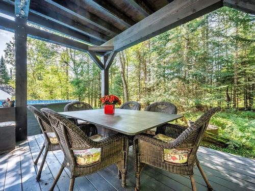 Terrasse - 110 7E Rang, Mont-Tremblant, QC - Outdoor With Deck Patio Veranda With Exterior