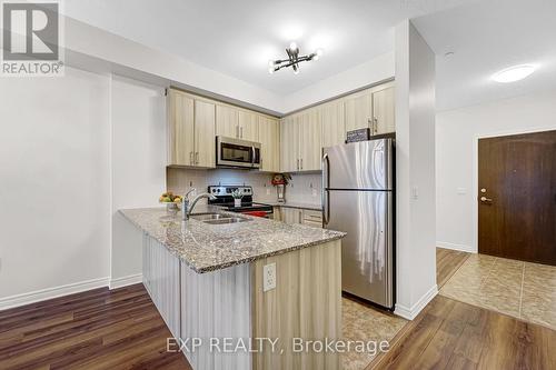 226 - 216 Oak Park Boulevard, Oakville, ON - Indoor Photo Showing Kitchen With Stainless Steel Kitchen With Double Sink