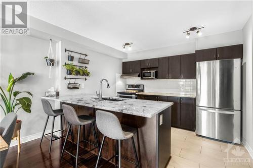 265 Titanium Private Unit#A, Ottawa, ON - Indoor Photo Showing Kitchen With Stainless Steel Kitchen With Upgraded Kitchen