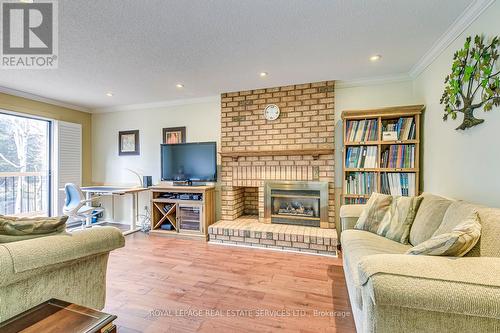 3544 Wass Crescent, Oakville, ON - Indoor Photo Showing Living Room With Fireplace