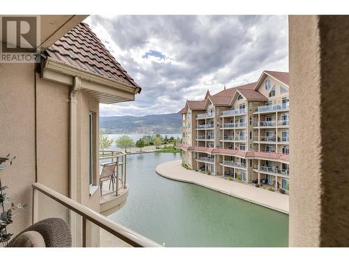 1128 Sunset Drive Unit# 407, Kelowna, BC - Outdoor With Body Of Water With Balcony