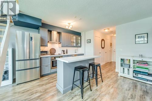 707 - 155 Legion Road N, Toronto (Mimico), ON - Indoor Photo Showing Kitchen With Stainless Steel Kitchen