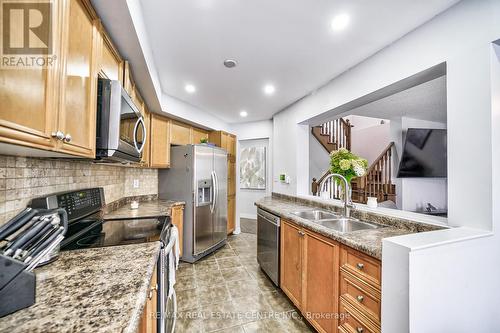 32 Cedarville Drive, Hamilton (Stoney Creek Mountain), ON - Indoor Photo Showing Kitchen With Double Sink