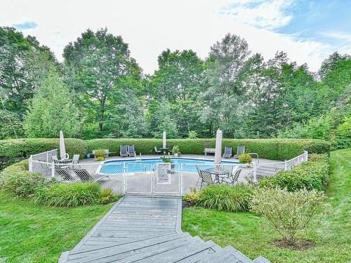 Pool - 16-330 Rue De La Grande-Corniche, Sainte-Adèle, QC - Outdoor With In Ground Pool With Backyard