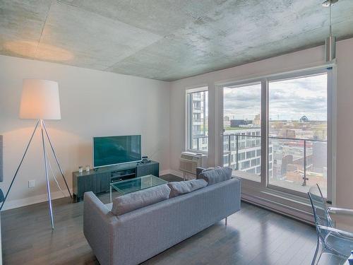 Salon - 716-235 Rue Peel, Montréal (Le Sud-Ouest), QC - Indoor Photo Showing Living Room