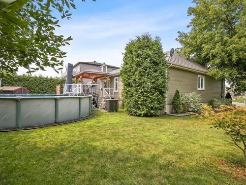 Cour - 370 Rue De L'Église, Napierville, QC - Outdoor With Above Ground Pool