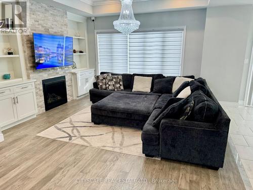 44 Miller Drive, Hamilton (Ancaster), ON - Indoor Photo Showing Living Room With Fireplace