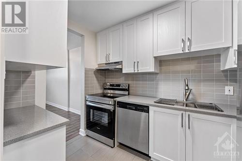 2020 Jasmine Crescent Unit#410, Ottawa, ON - Indoor Photo Showing Kitchen With Double Sink