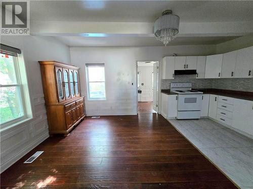 This is a view of the open concept kitchen and dining room. - 307-309 Prince Arthur Street, Cornwall, ON - Indoor Photo Showing Kitchen