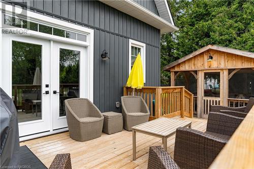 117 Hawthorn Lane, Eugenia, ON - Outdoor With Deck Patio Veranda With Exterior