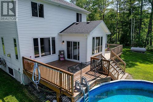 134 Lawson Road, Brighton, ON - Outdoor With Above Ground Pool With Deck Patio Veranda With Exterior