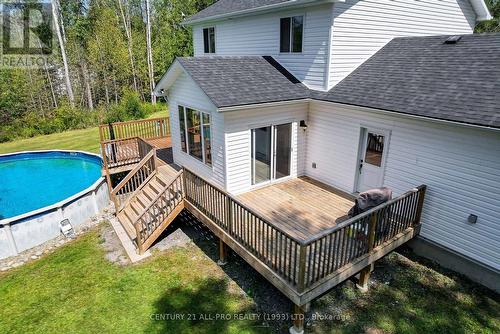 134 Lawson Road, Brighton, ON - Outdoor With Above Ground Pool With Deck Patio Veranda With Exterior