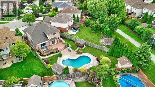 48 Hillgarden Drive, Hamilton (Stoney Creek Mountain), ON - Outdoor With In Ground Pool With Deck Patio Veranda