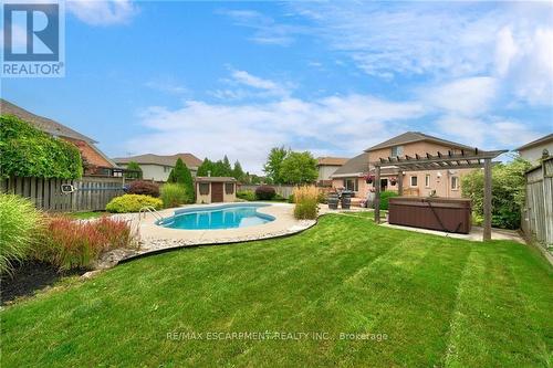 48 Hillgarden Drive, Hamilton (Stoney Creek Mountain), ON - Outdoor With In Ground Pool With Backyard