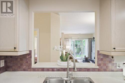 101 - 350 Mill Road, Toronto (Eringate-Centennial-West Deane), ON - Indoor Photo Showing Kitchen With Double Sink