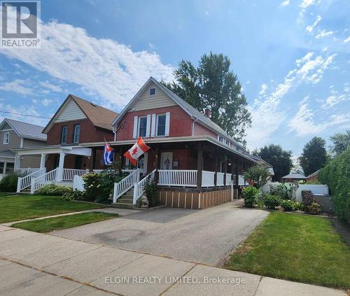 119 Erie Street, St. Thomas, ON - Outdoor With Deck Patio Veranda With Facade