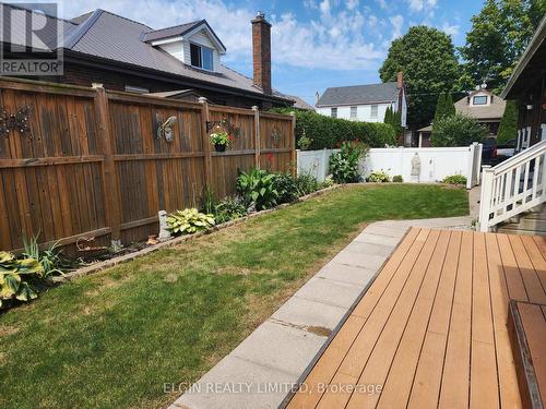 shared yard - 119 Erie Street, St. Thomas, ON - Outdoor