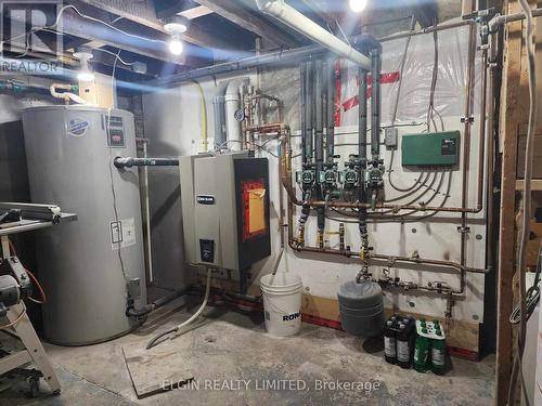 updated heating system - 119 Erie Street, St. Thomas, ON - Indoor Photo Showing Basement