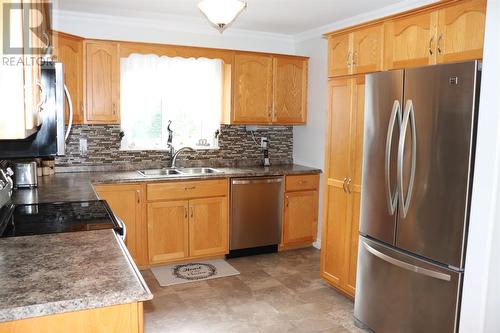 4-6 Whites Avenue, Stephenville, NL - Indoor Photo Showing Kitchen With Double Sink