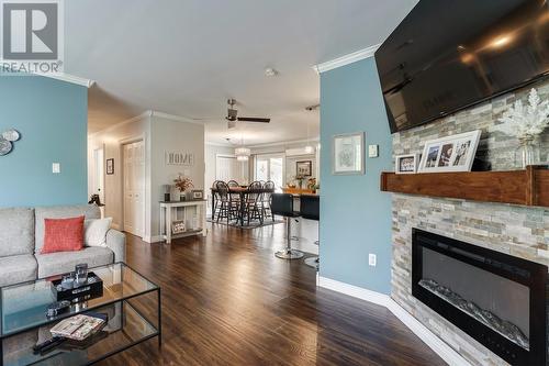 172 Main Street, Chapel Arm, NL - Indoor Photo Showing Living Room With Fireplace