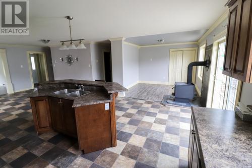 3 Westfield Road, La Scie, NL - Indoor Photo Showing Kitchen With Double Sink