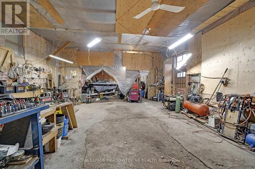 90 Trafalgar Road, Erin, ON - Indoor Photo Showing Garage