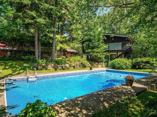 Piscine - 10 Rue Jean, Morin-Heights, QC - Outdoor With In Ground Pool With Backyard