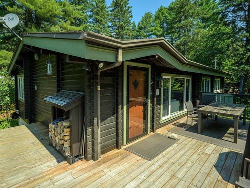 FaÃ§ade - 10 Rue Jean, Morin-Heights, QC - Outdoor With Deck Patio Veranda With Exterior