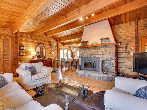 Vue d'ensemble - 10 Rue Jean, Morin-Heights, QC - Indoor Photo Showing Living Room With Fireplace