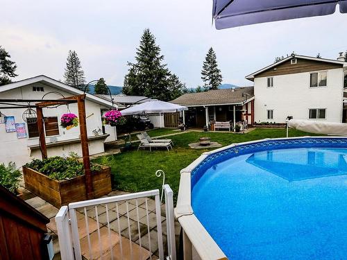 446 Oriole Way, Barriere, BC - Outdoor With Above Ground Pool