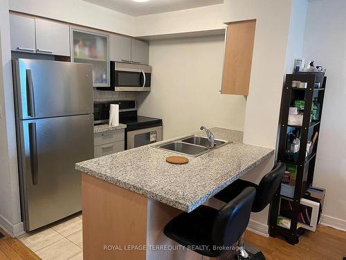 1505-16 Harrison Garden Blvd, Toronto, ON - Indoor Photo Showing Kitchen With Double Sink