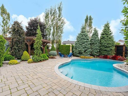 30 Stone St, Halton Hills, ON - Outdoor With In Ground Pool With Backyard