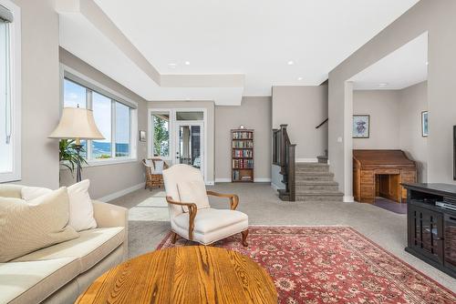 4016 Terrapin Place, Vernon, BC - Indoor Photo Showing Living Room With Fireplace