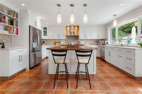 2356 Gammon Road, Naramata, BC - Indoor Photo Showing Kitchen With Double Sink With Upgraded Kitchen