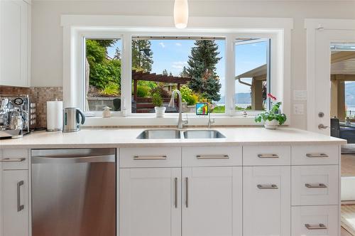 2356 Gammon Road, Naramata, BC - Indoor Photo Showing Kitchen With Double Sink