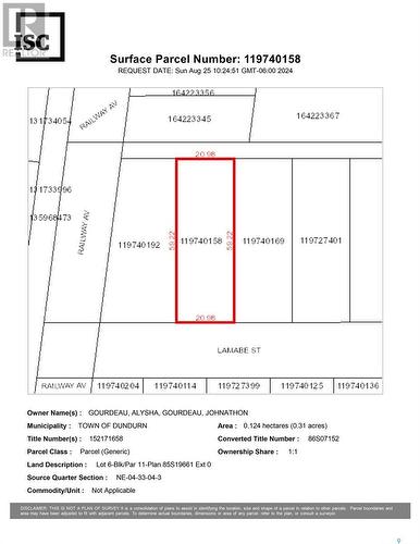 101 & 103 Lamabe Street, Dundurn, SK 