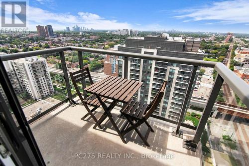 2708 - 1410 Dupont Street, Toronto (Dovercourt-Wallace Emerson-Junction), ON - Outdoor With Balcony With View