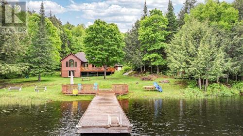 1170-A Dam Road, Hastings Highlands, ON - Outdoor With Body Of Water With Deck Patio Veranda