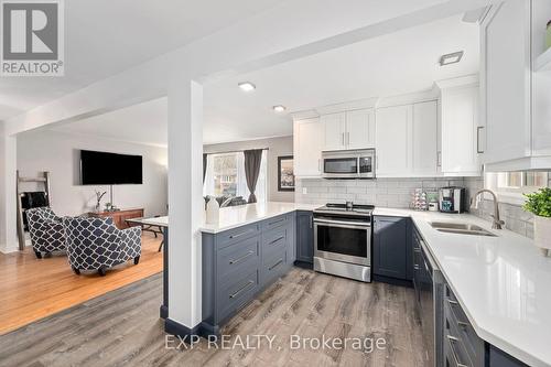 837 Osgoode Drive, London, ON - Indoor Photo Showing Kitchen With Double Sink With Upgraded Kitchen