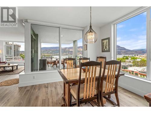 1588 Ellis Street Unit# 909, Kelowna, BC - Indoor Photo Showing Dining Room