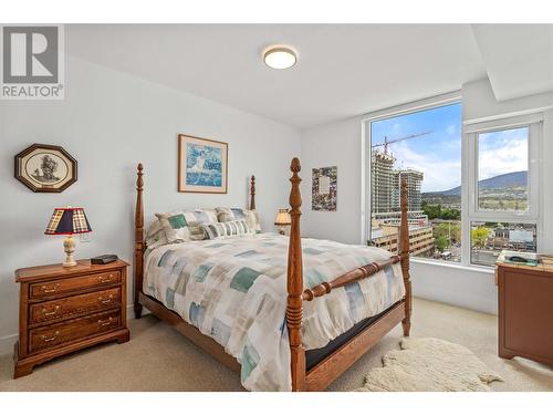 1588 Ellis Street Unit# 909, Kelowna, BC - Indoor Photo Showing Bedroom