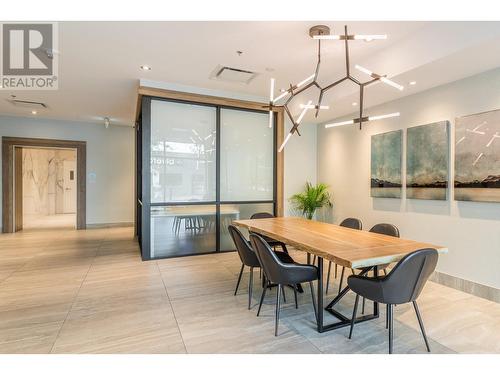 1588 Ellis Street Unit# 909, Kelowna, BC - Indoor Photo Showing Dining Room