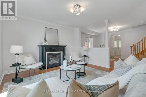 49 Queen Isabella Crescent, Vaughan (Vellore Village), ON - Indoor Photo Showing Living Room With Fireplace