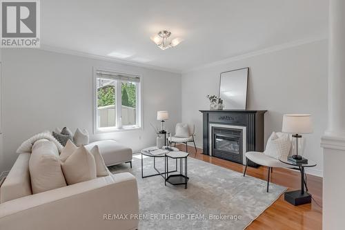 49 Queen Isabella Crescent, Vaughan (Vellore Village), ON - Indoor Photo Showing Living Room With Fireplace