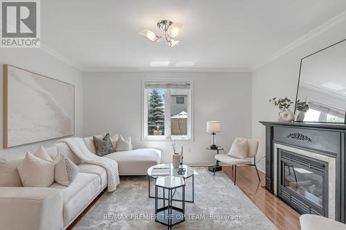 49 Queen Isabella Crescent, Vaughan (Vellore Village), ON - Indoor Photo Showing Living Room With Fireplace